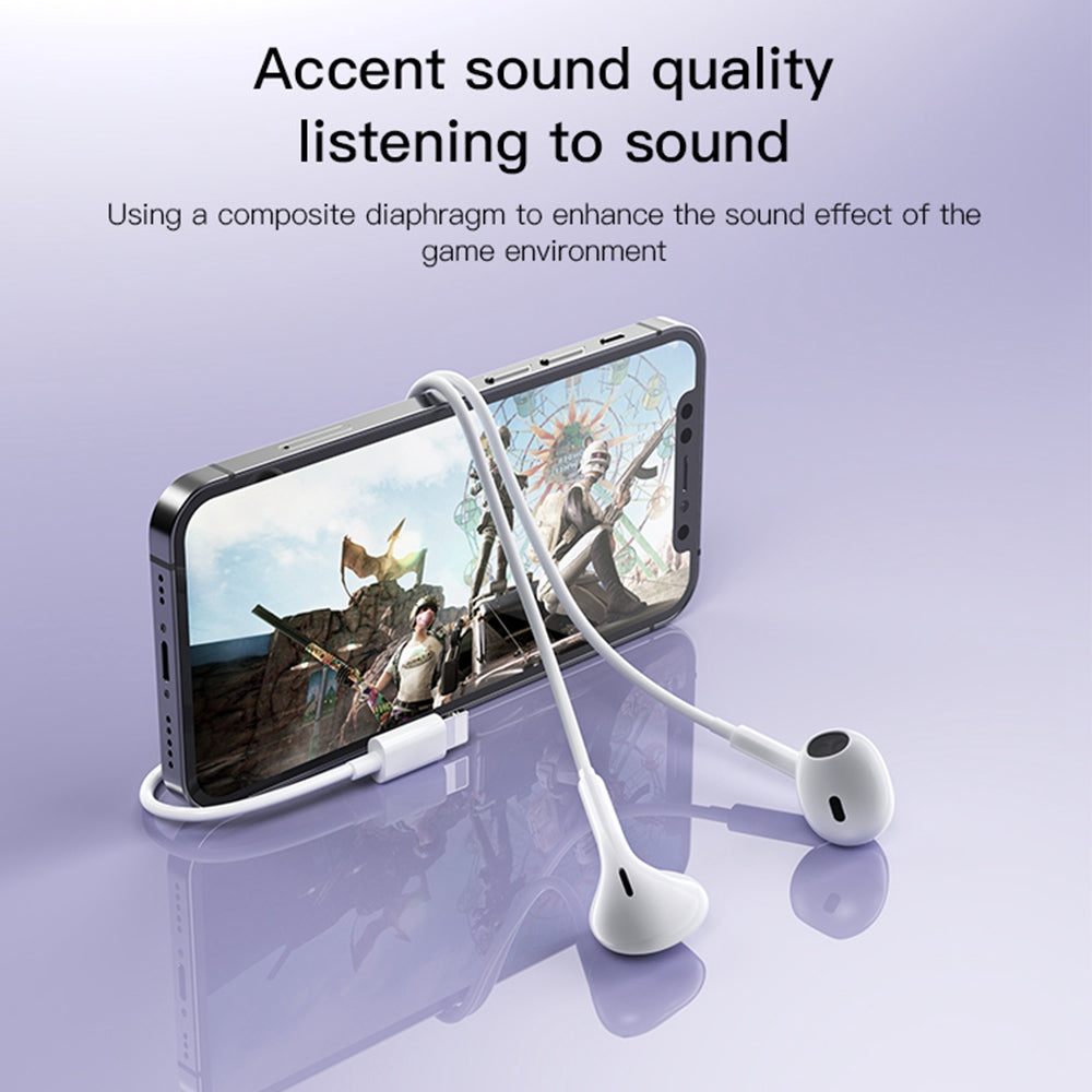 YESIDO YH37 for iPhone Wired Earphone Lightning Port Bluetooth Connection Wire Control Music Headset YESIDO YH37 for iPhone Wired Earphone Lightning Port Bluetooth Connection Wire Control Music Headset
